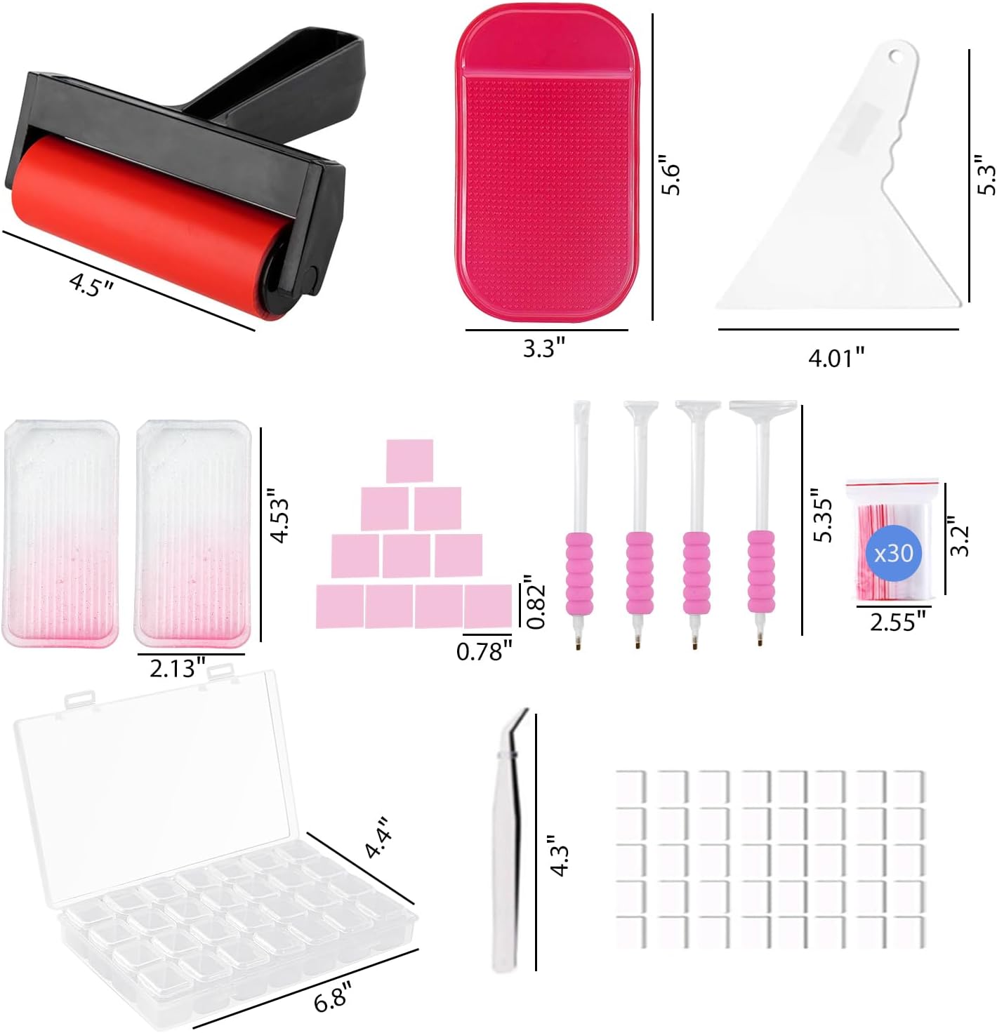 Thumbnail 4 de SuSentak 46-teiliges Diamant-Kunst-Werkzeug-Set 🎨