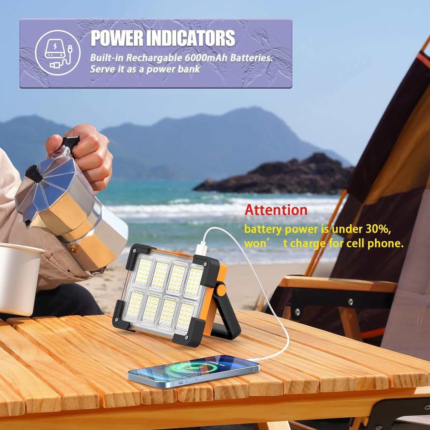 Thumbnail 6 de Dancingboar LED work light 2 pack
