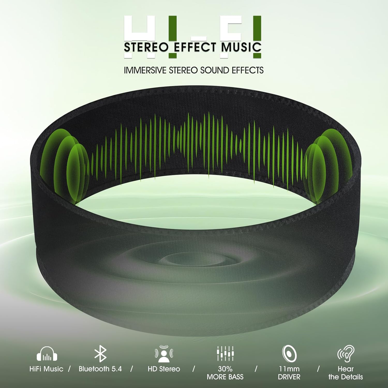 Thumbnail 6 de 2-Pack Sleep Headphones for Side Sleepers – Ultra-Soft Bamboo Cotton Bluetooth Headband Headphones (16H, Bluetooth 5.4)