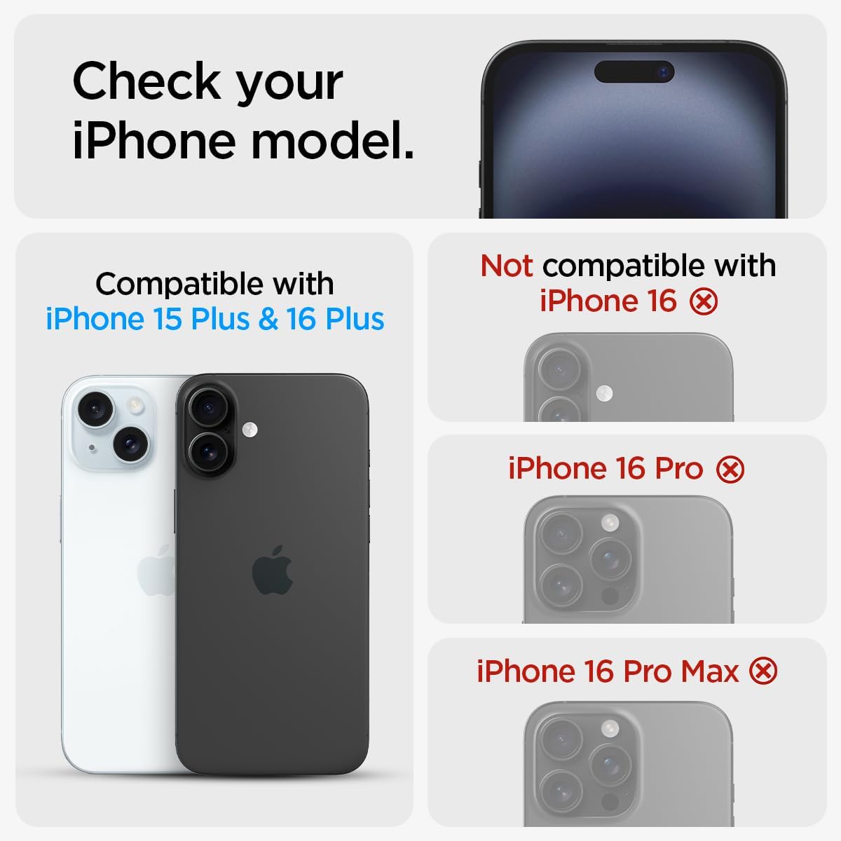 Detalle 2 de Spigen Glas.tR EZ Fit Schutzfolie für iPhone 16 Plus, 2er-Pack