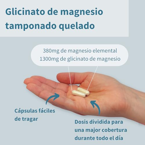 Detalle 2 de Igennus Glicinato de Magnesio Quelado 1300 mg | 180 cápsulas veganas