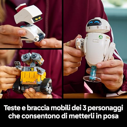 Thumbnail 4 de LEGO Disney Pixar WALL-E e EVE – Kit di Modellismo per Adulti da Esposizione (43279)