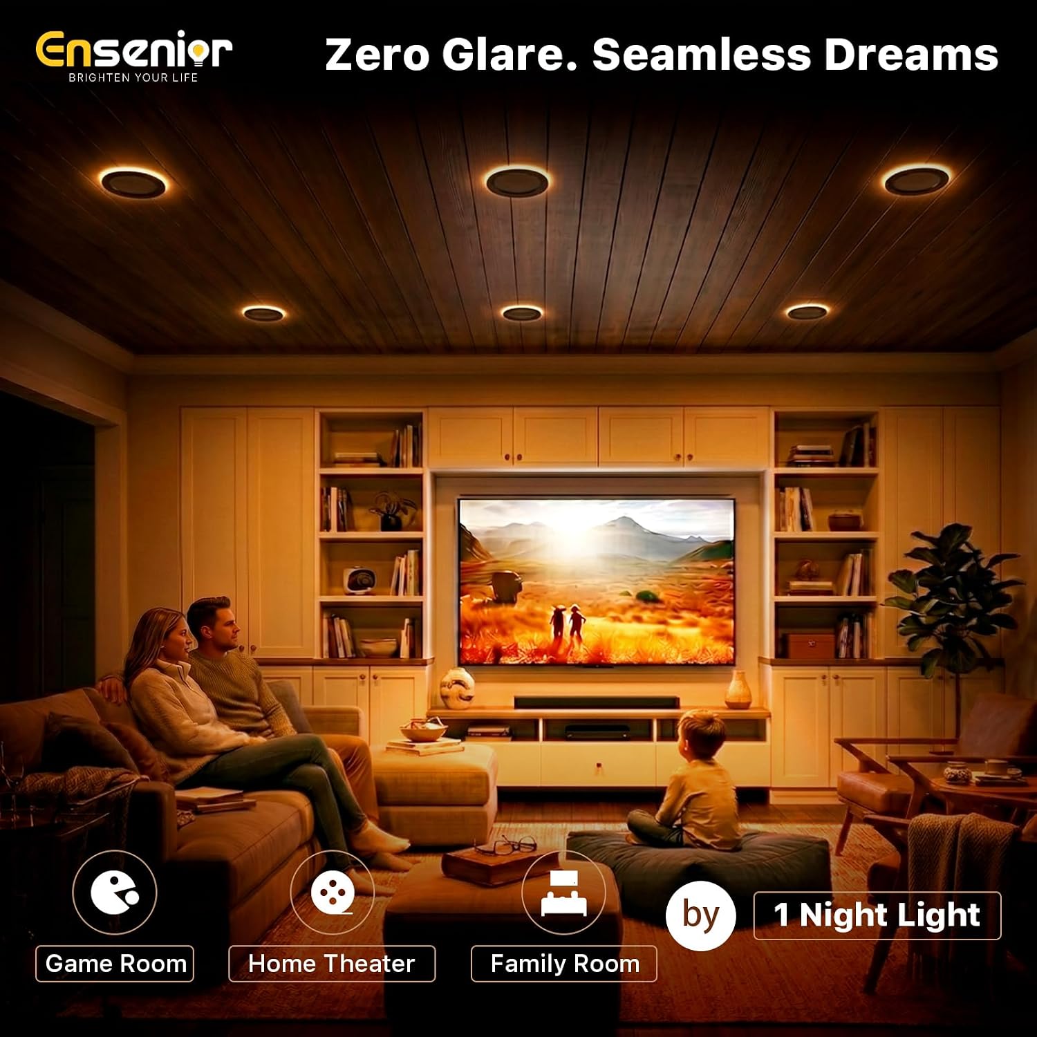 Detalle 2 de Ensenior LED Recessed Lights, 4-Inch