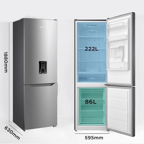 Detalle de Comfee' 308L Frigorífico Combinado No Frost con Dispensador de Agua en Puerta