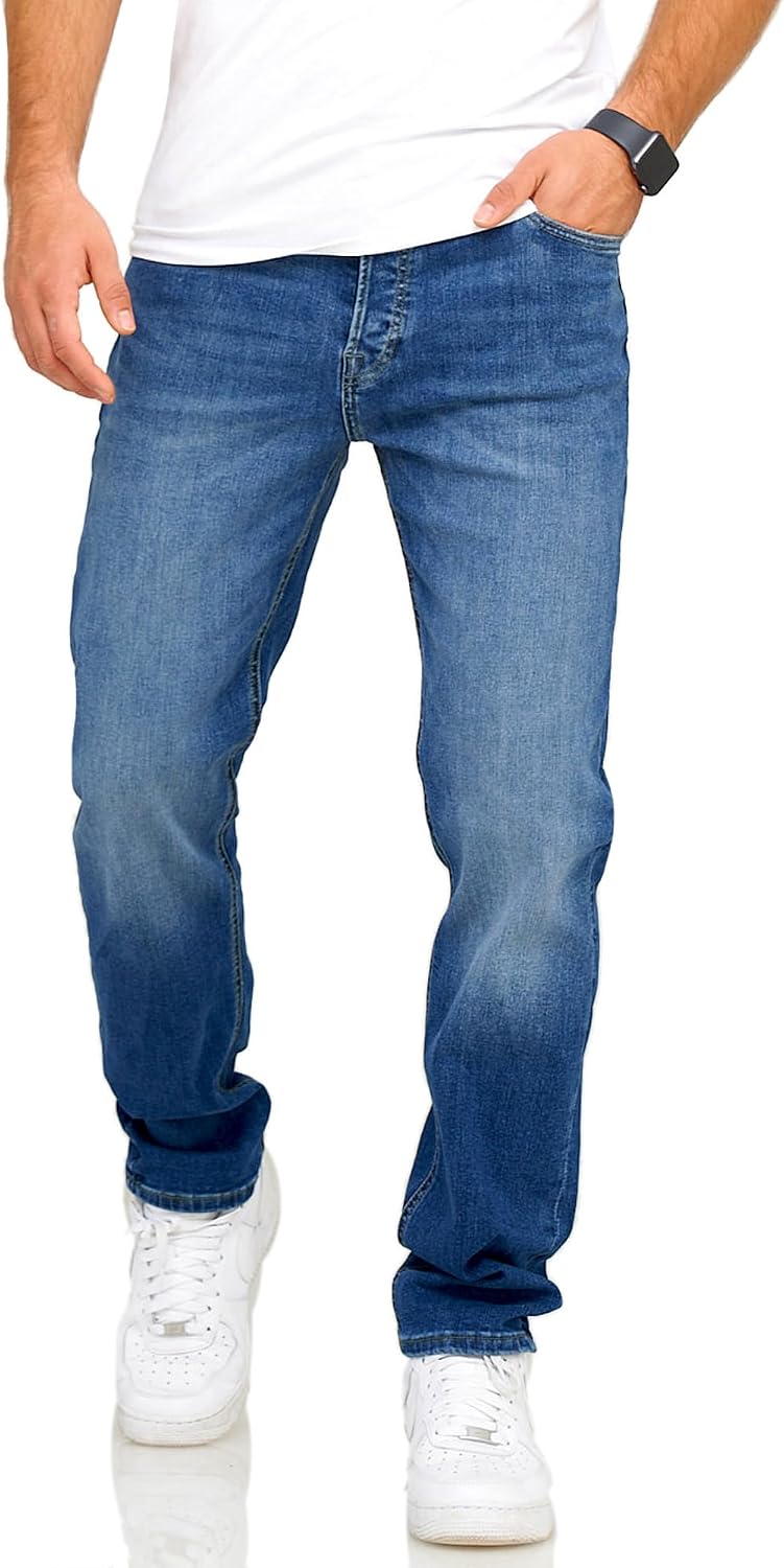 Detalle de JACK & JONES Infinity Herren Jeans Mike ARIS Comfort Fit Denim – Langlebiger Allrounder