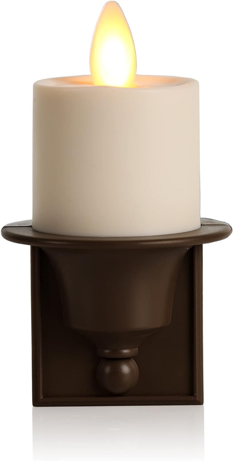 Detalle de Luminara Flameless Candle Nightlight, Bronze