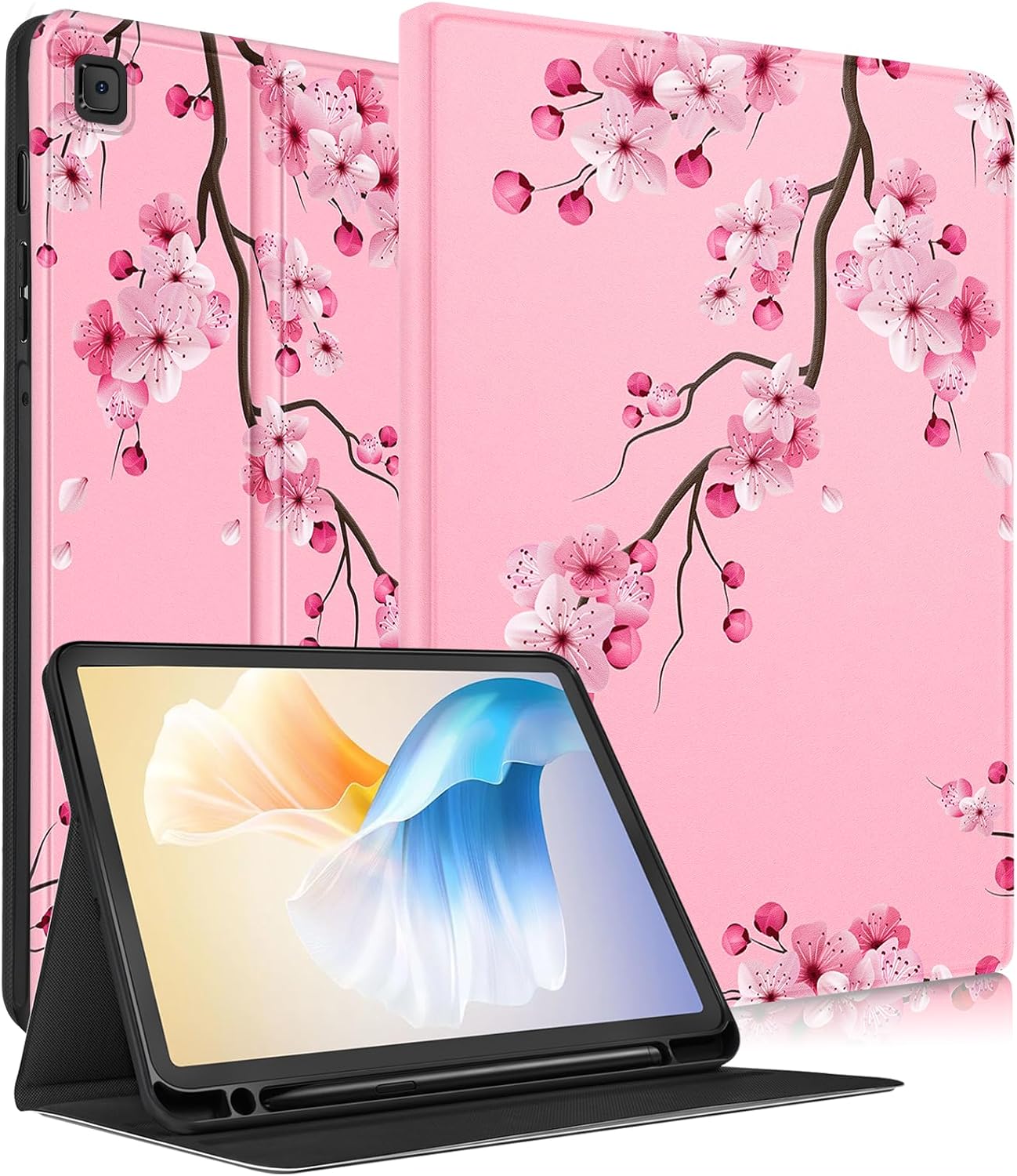 Thumbnail 6 de SurgeCraft Flower Kawaii Folio Case for Samsung Galaxy Tab S6 Lite 10.4 Inch