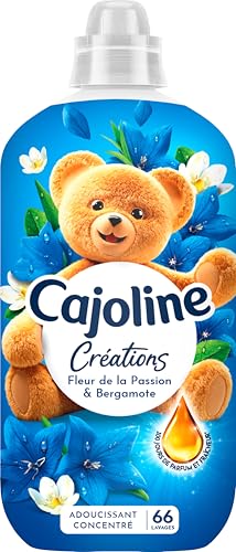 Detalle de Cajoline Adoucissant Linge Fleur de la Passion et Bergamote – 60 Lavages