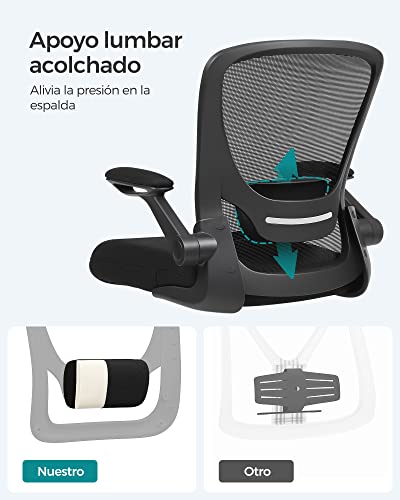 Thumbnail 9 de SONGMICS OBN037BKV2 Silla de oficina 53 cm 🪑