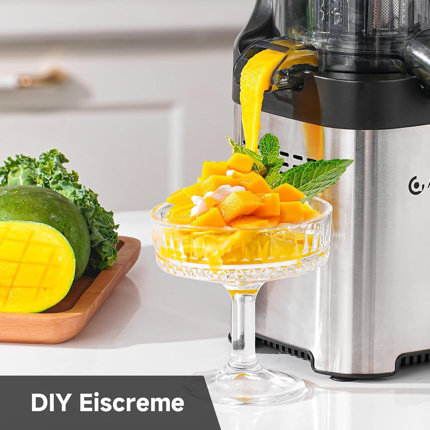 Thumbnail 5 de AMZCHEF Entsafter Slow Juicer 120 mm