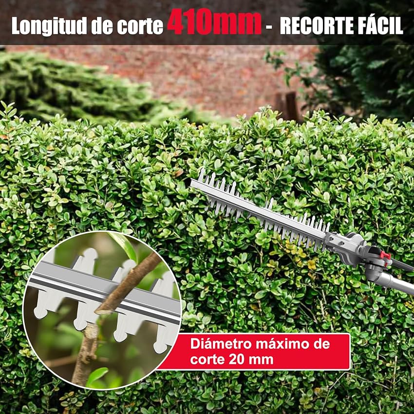 Thumbnail 4 de HYCHIKA Cortasetos eléctrico 900 W telescópico 200–250 cm