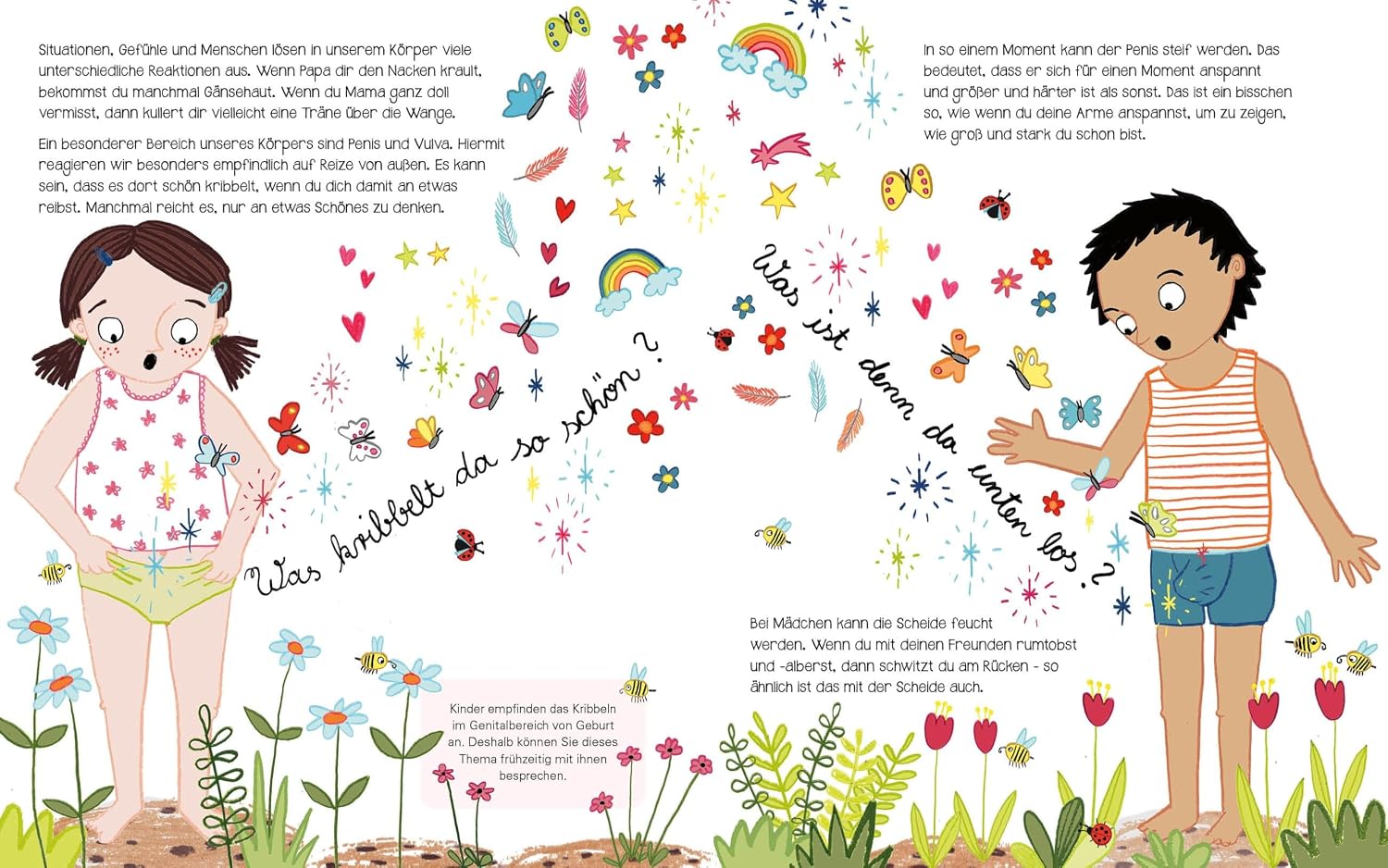 Detalle 2 de Von wegen Bienchen und Blümchen! Aufklärung, Gefühle und Körperwissen für Kinder ab 5: Mit Tipps für Eltern und Fachkräfte – książka dla dzieci