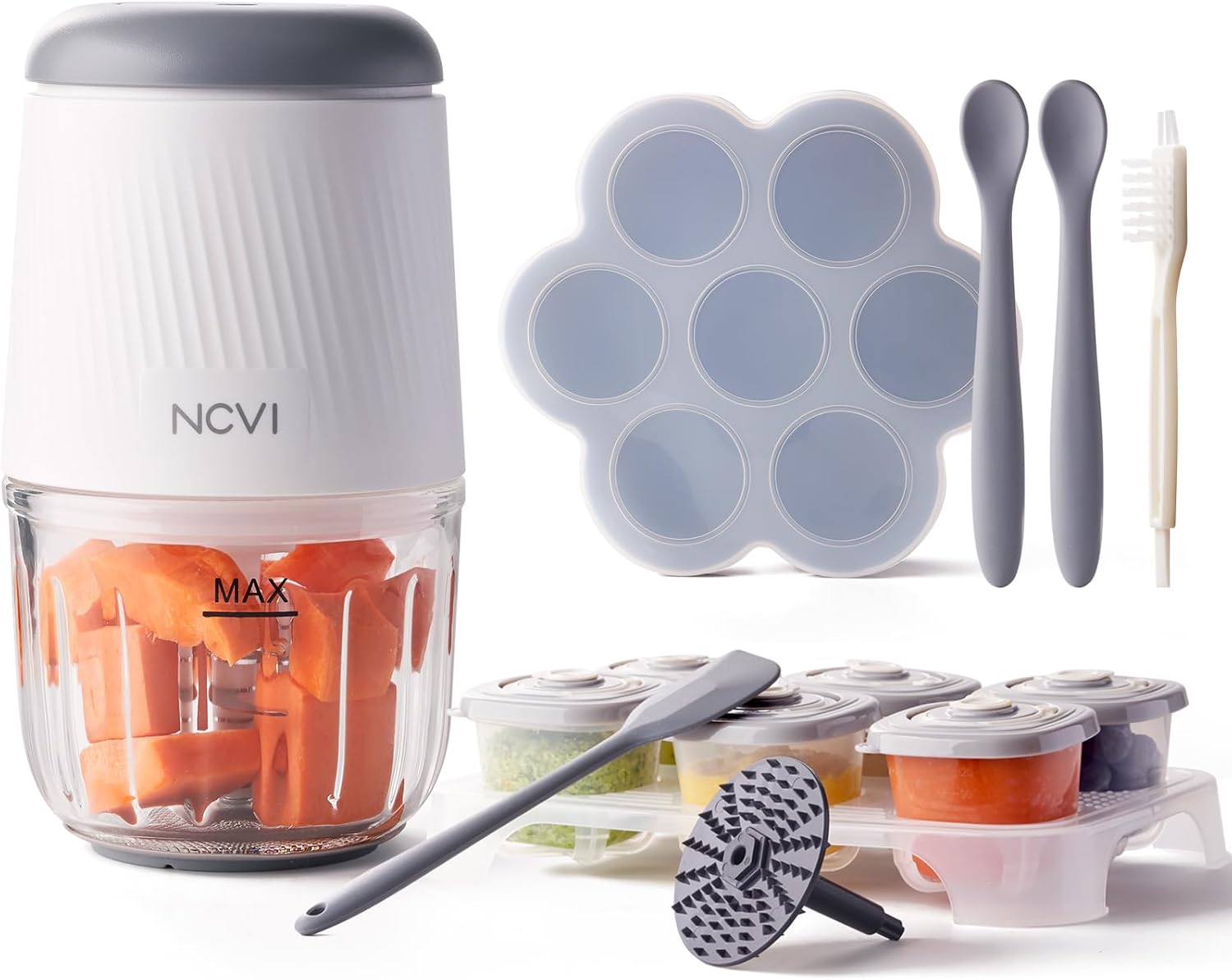 Detalle de NCVI Mini Baby Food Maker with 8 blades