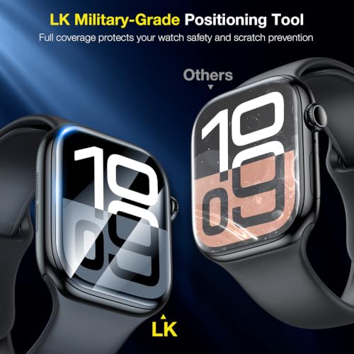 Detalle de LK 6 Stück Schutzfolie für Apple Watch Series 11/10 46mm – TPU-Schutzfolie mit selbstheilender Oberfläche