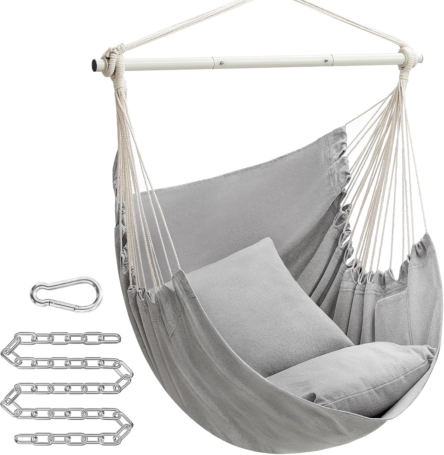 Detalle de SONGMICS Hammock Chair, 330.7 lb Capacity