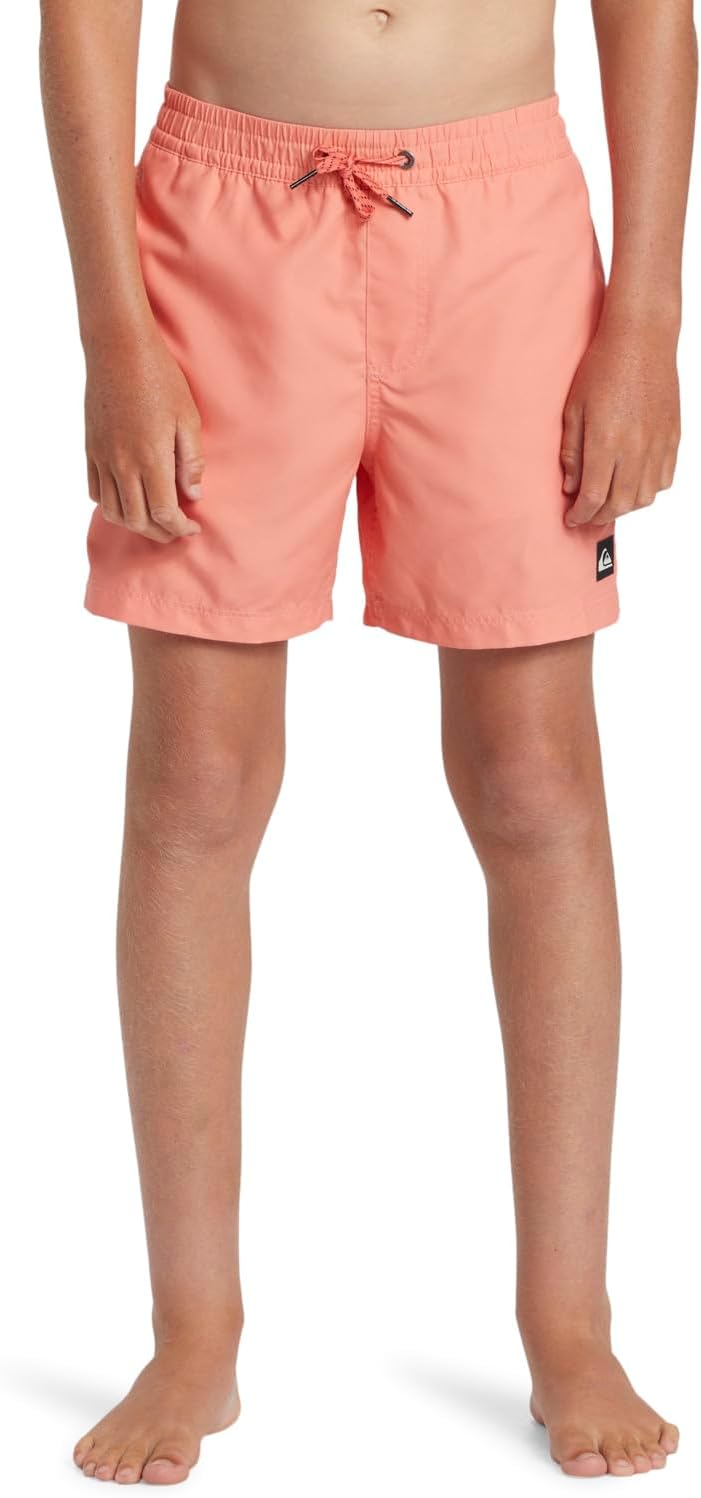 Detalle de Quiksilver Everyday Solid Volley 14" Parte Inferiore Bikini Bambini e Ragazzi – Pacco da 1