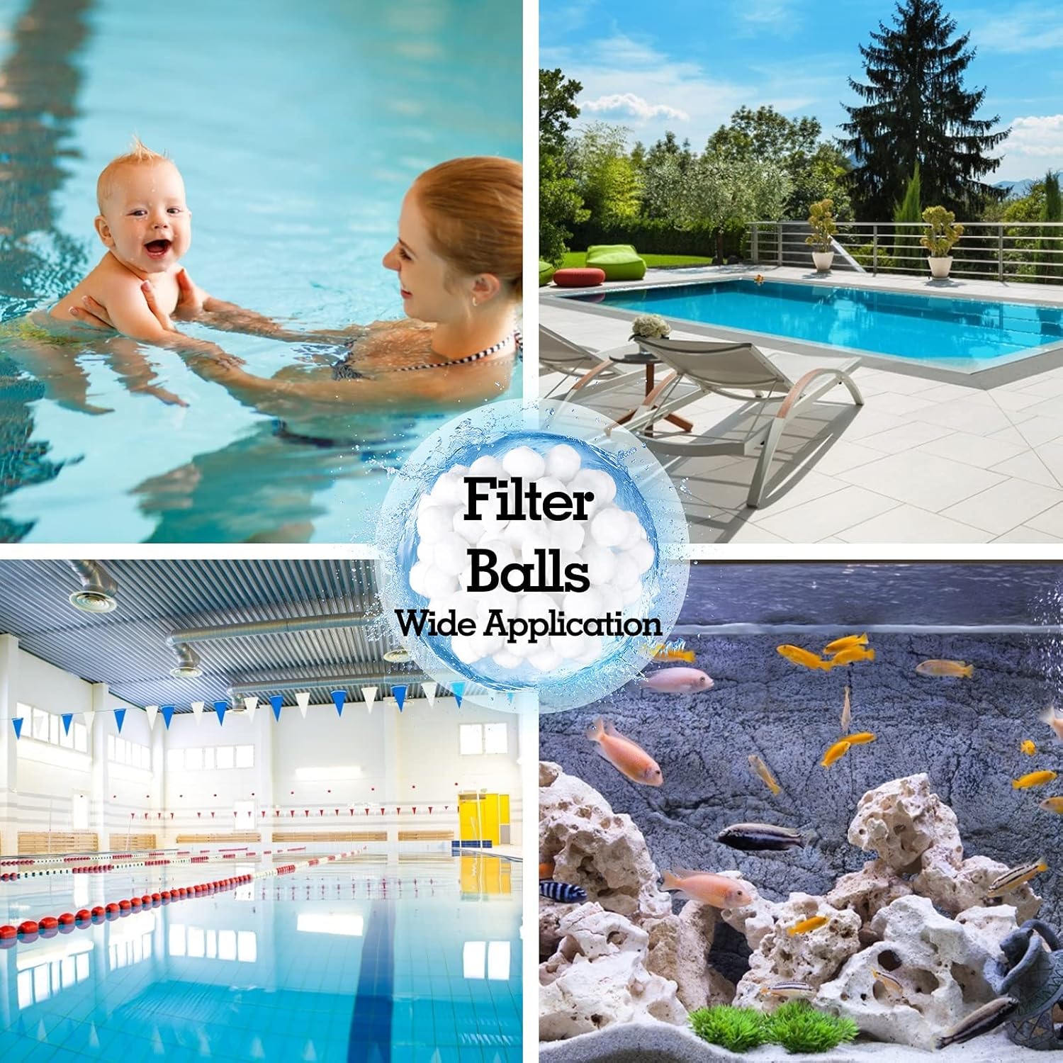 Thumbnail 6 de Fox·Bunny Filterbälle Pool 700g – Filterkugeln für Sandfiltersysteme