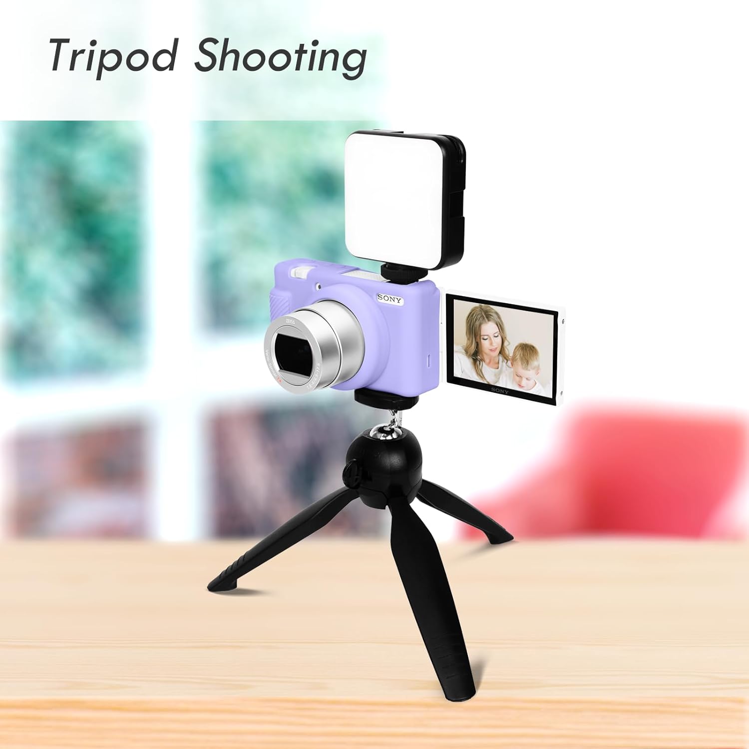 Thumbnail 5 de Rieibi ZV-1F Case: Soft Silicone Protective Case for Sony ZV1F/ZV-1M2/ZV-1 II (Lightweight Purple)