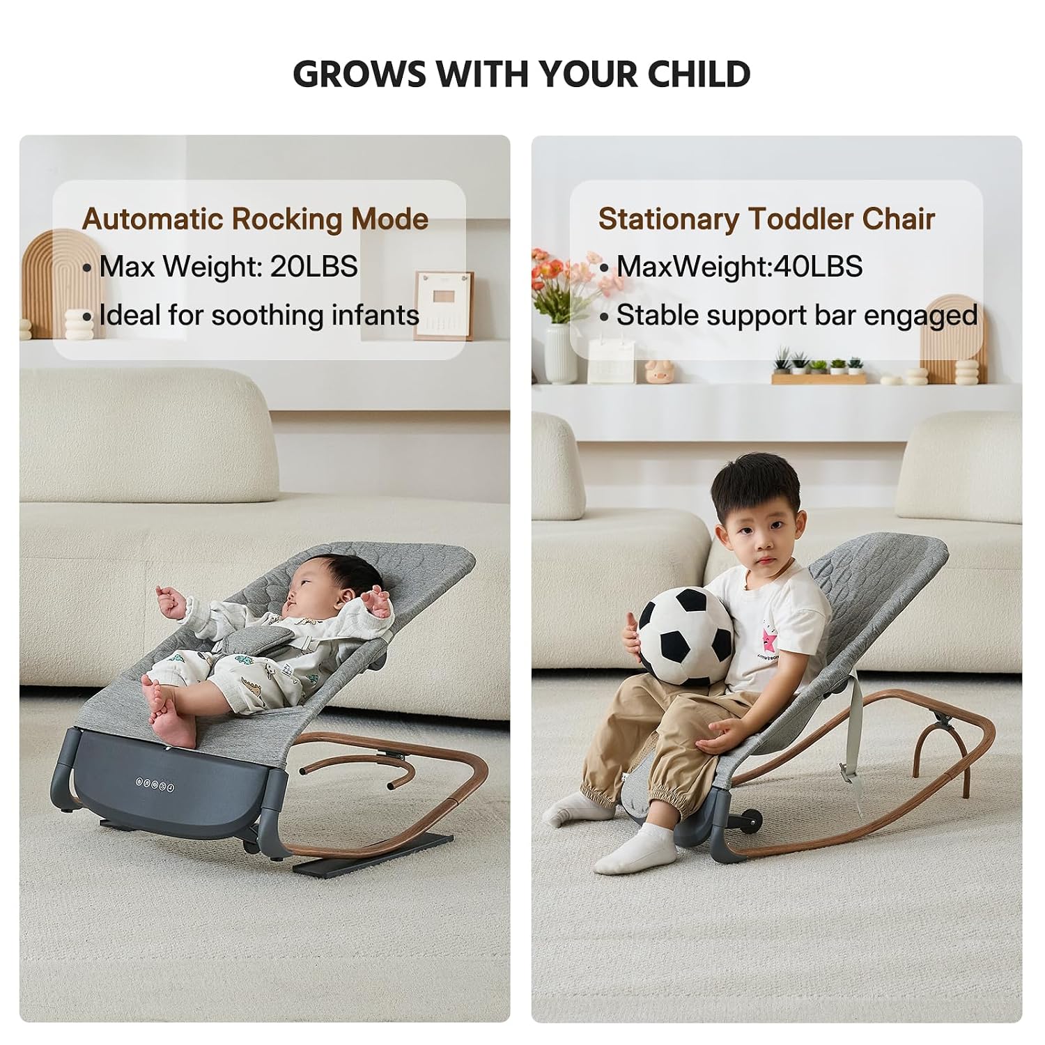 Thumbnail 1 de VaVaSoo Baby Rocker 2-in-1