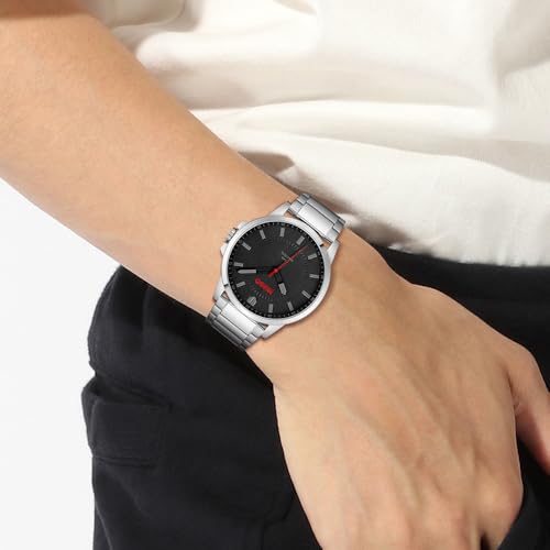 Thumbnail 4 de HUGO Analogue Quartz Watch for Men – First Collection, Silver Stainless Steel Bracelet