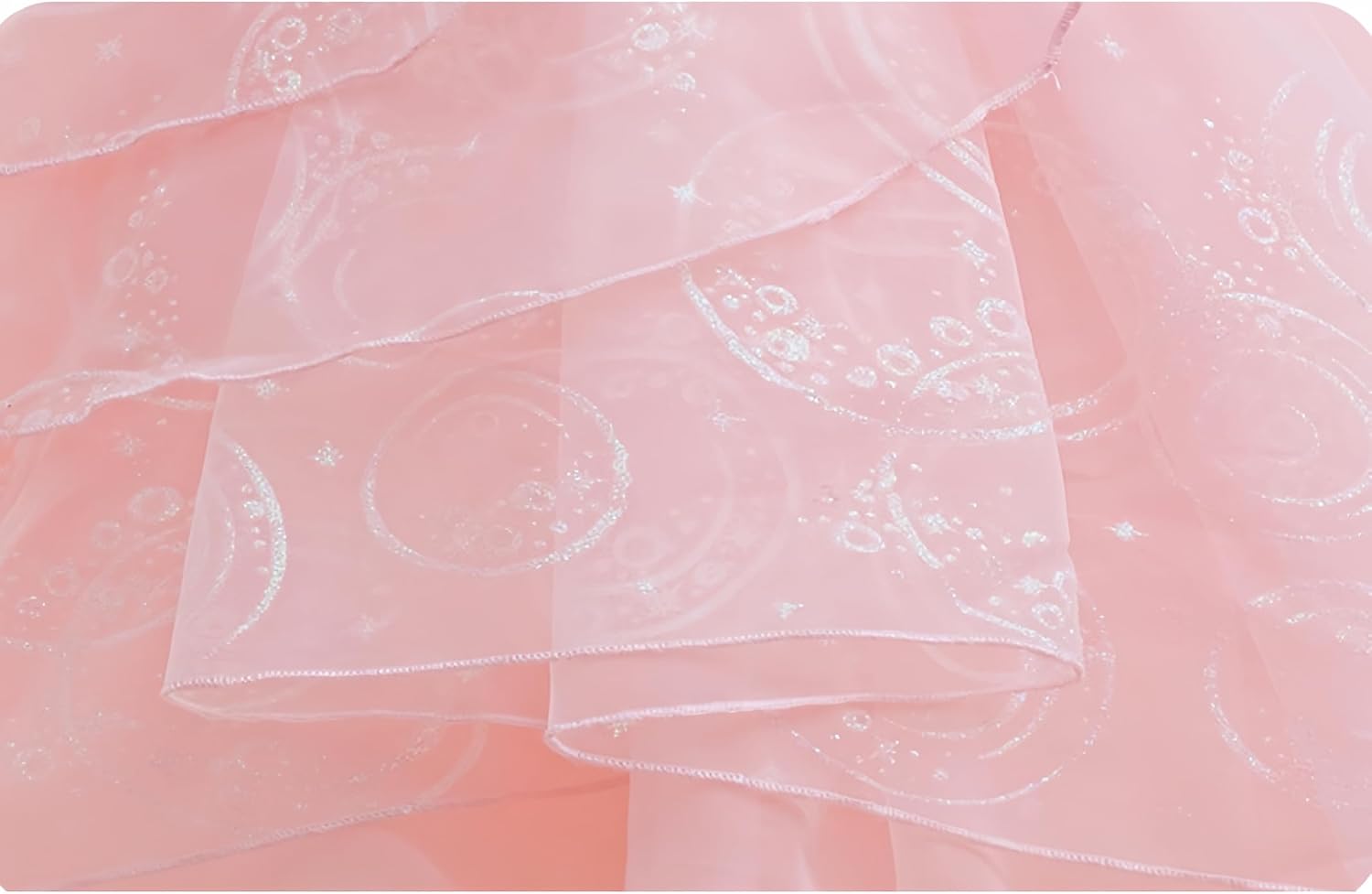 Thumbnail 4 de Tangsenyu New Glinda Costume Kids Good Witch Purple Fairy Sequins Princess Tulle Dress