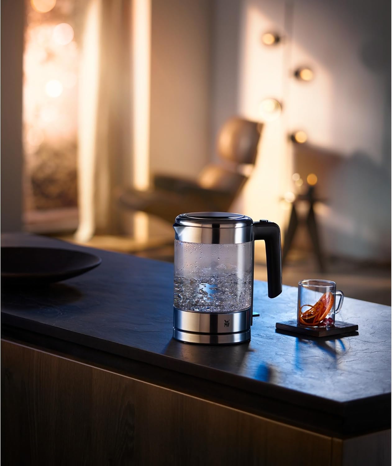 Thumbnail 1 de WMF Küchenminis Wasserkocher Glas 1 L – kompakter 1900 W-Kocher mit Kalkfilter und starker Sicherheit