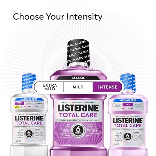 Thumbnail 4 de Listerine Total Care Anticavity Mouthwash, Intense Mint (2 x 33.8 fl oz / 1L)