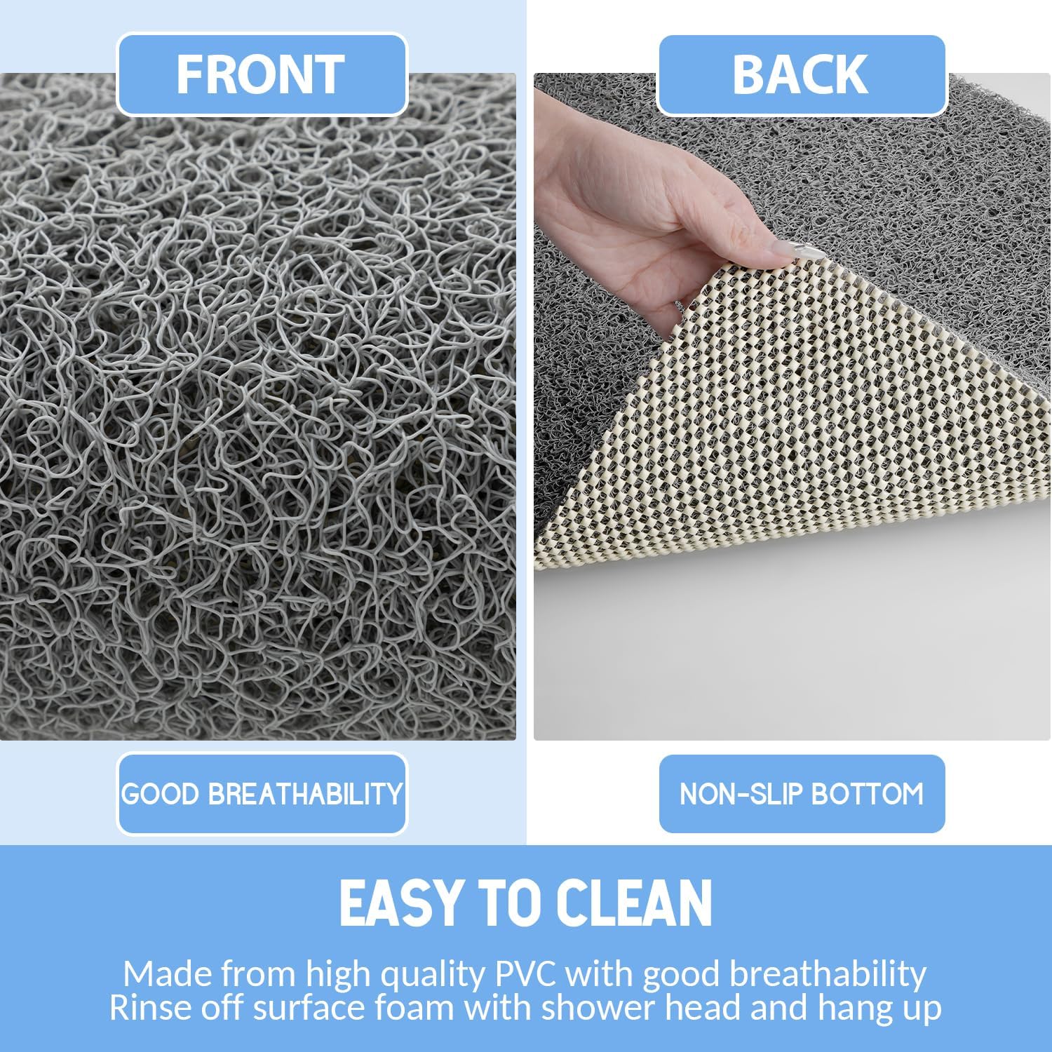 Detalle 2 de Non Slip Bathtub Mat anti-slip shower mat