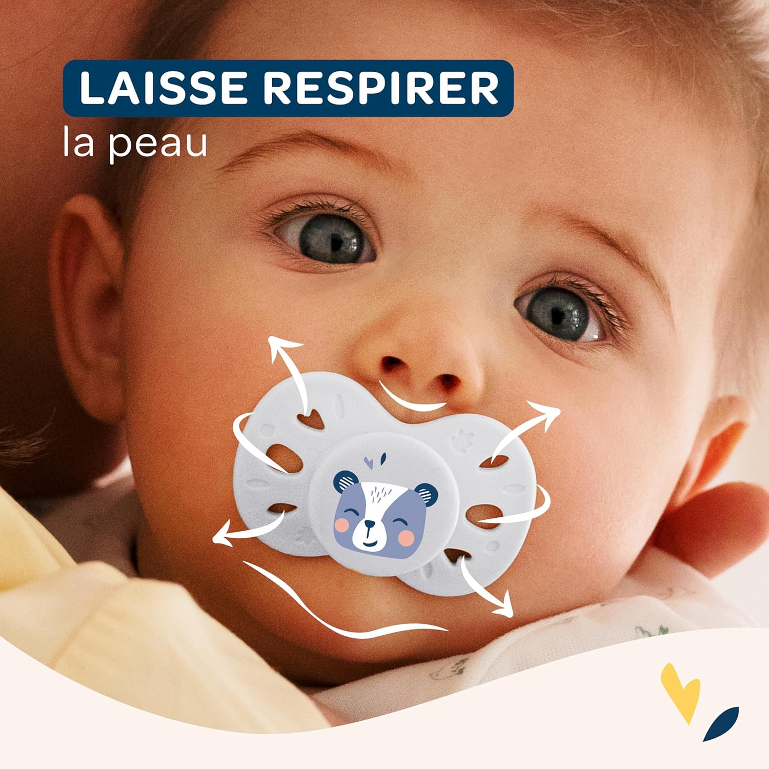 Thumbnail 1 de Biolane tétines anatomiques animaux – sucettes extra-fines 18 mois et +, lilas bicolore (téterelle plate et réversible)