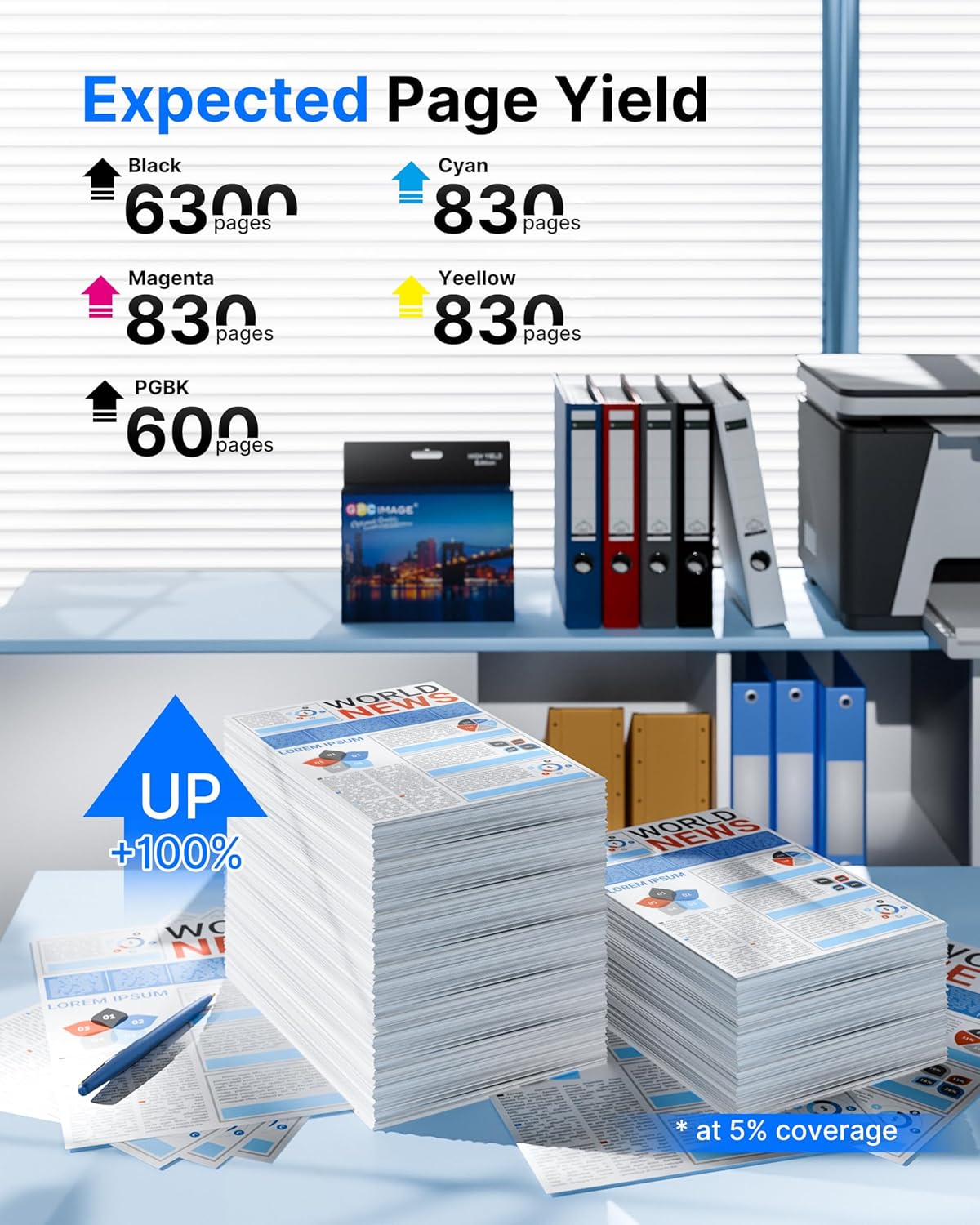Thumbnail 1 de GPC IMAGE 580/581 XXL kompatible Druckerpatronen (5er-Pack) 🖨