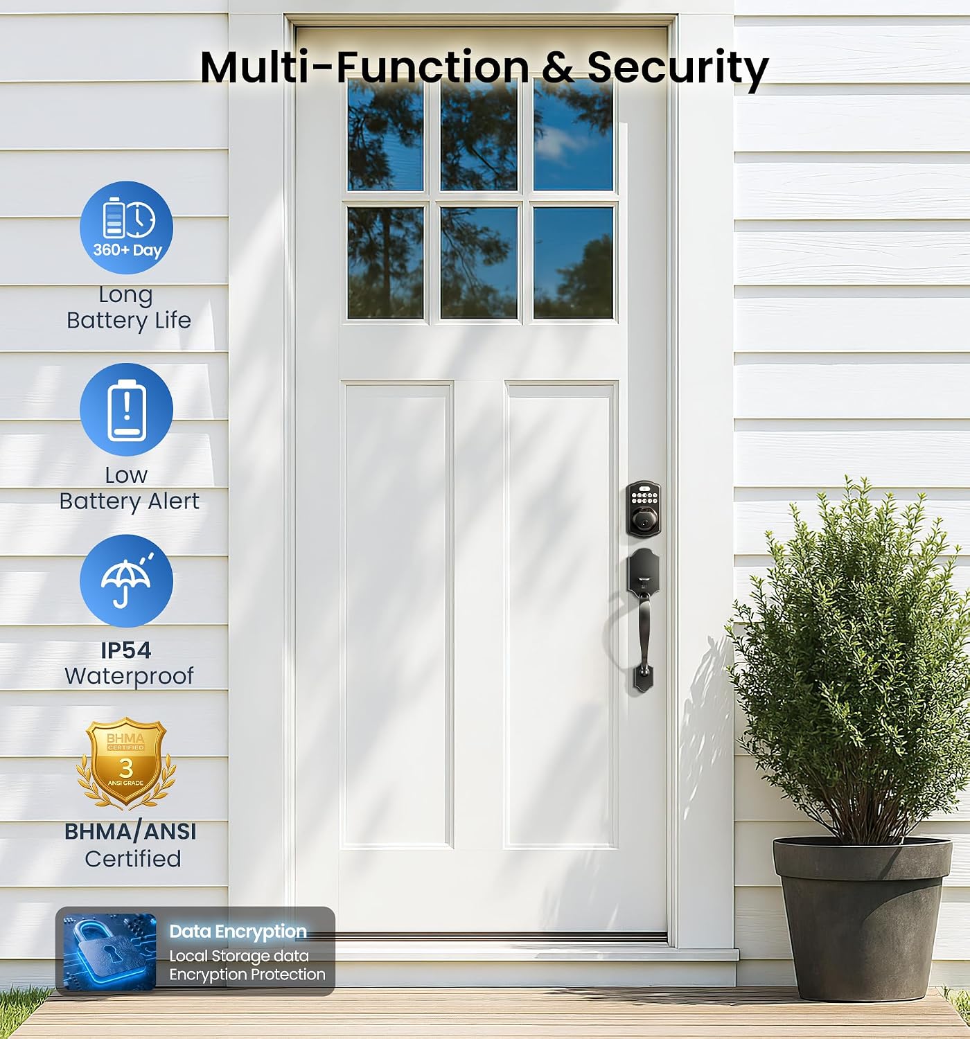 Detalle 1 de Veise Fingerprint Door Lock KS02A