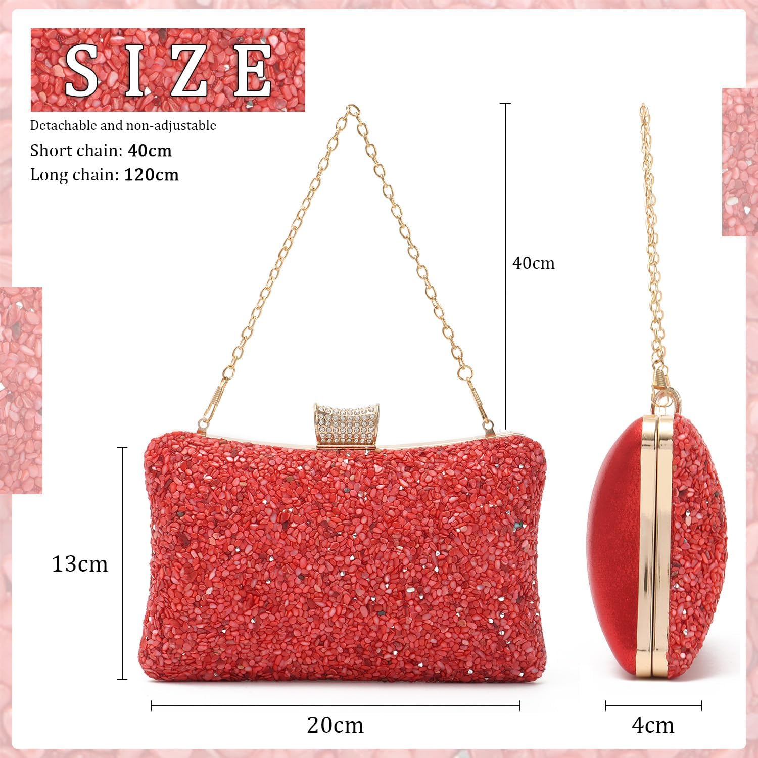Thumbnail 4 de Syrads Vintage Clutch Bag