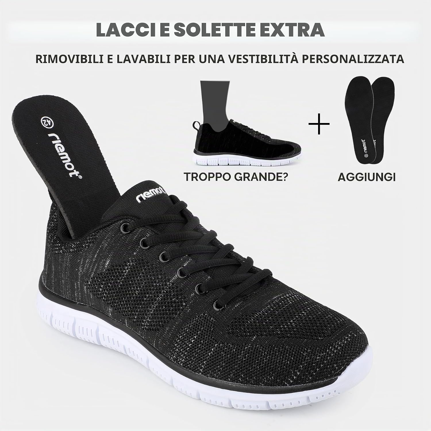 Thumbnail 6 de riemot Sneakers Donna Traspiranti: leggerezza, comfort e versatilità per sport e quotidiano
