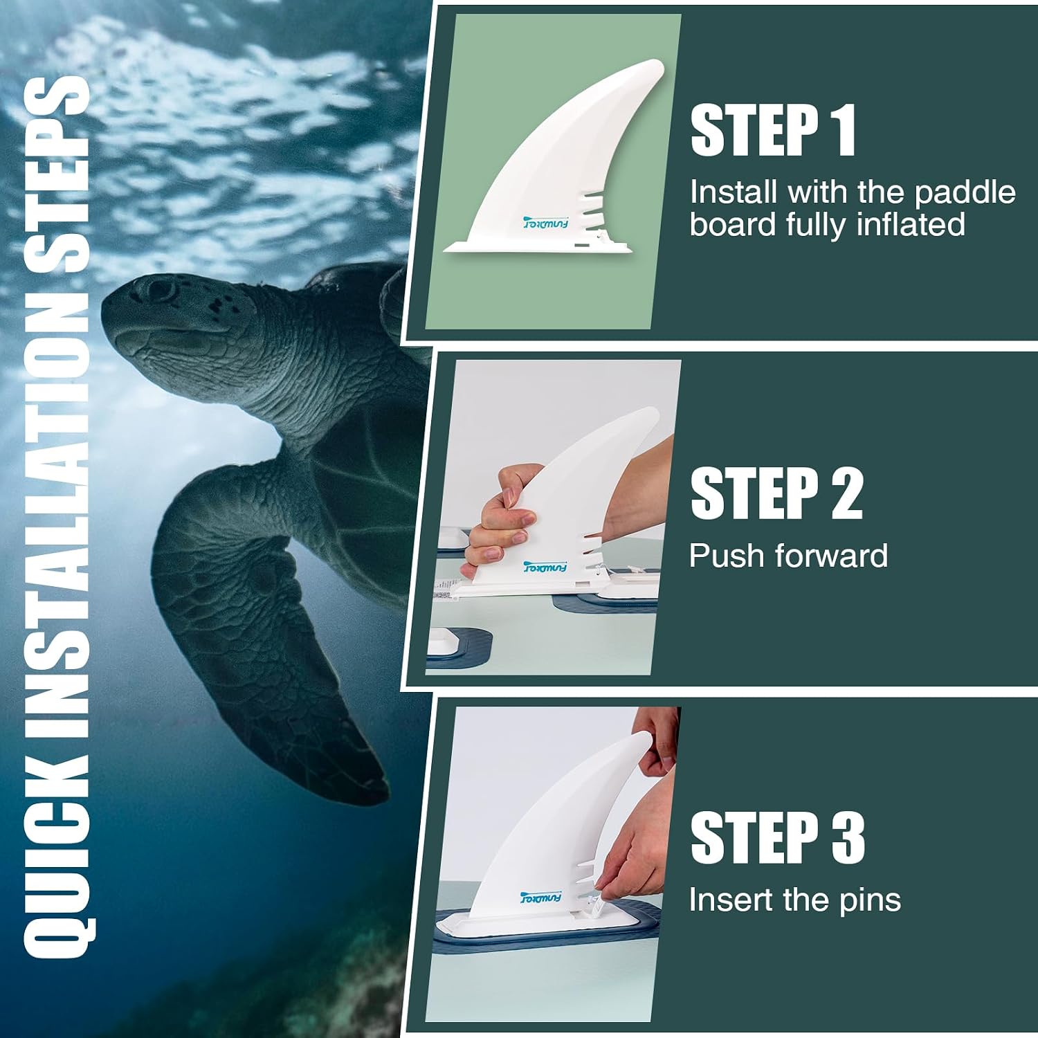 Detalle de FunWater Inflatable Stand Up Paddle Board with Premium Accessories (11'6"/11'/10'6")