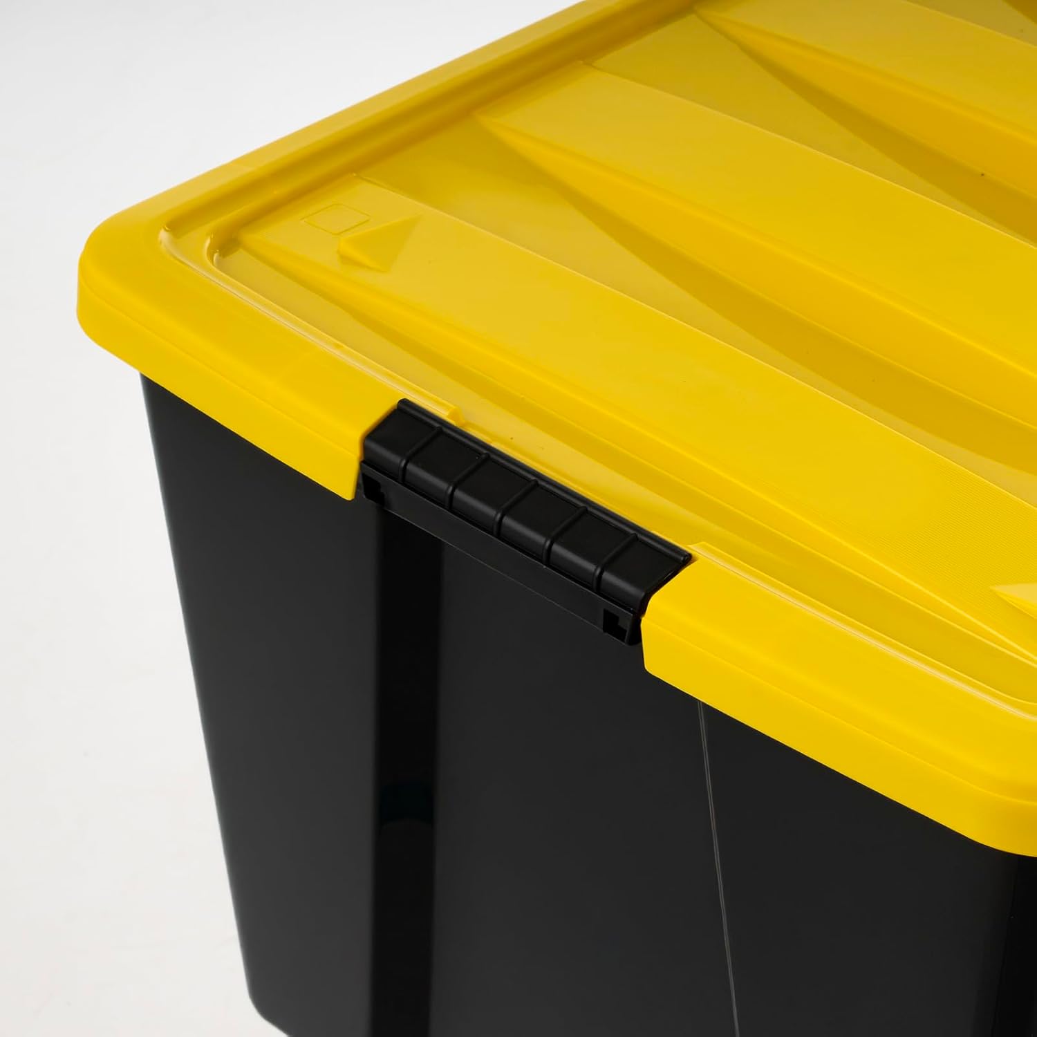 Detalle de IRIS USA 72 Qt Stackable Plastic Storage Bins with Lids (6 Pack) – BPA-Free, Made in USA