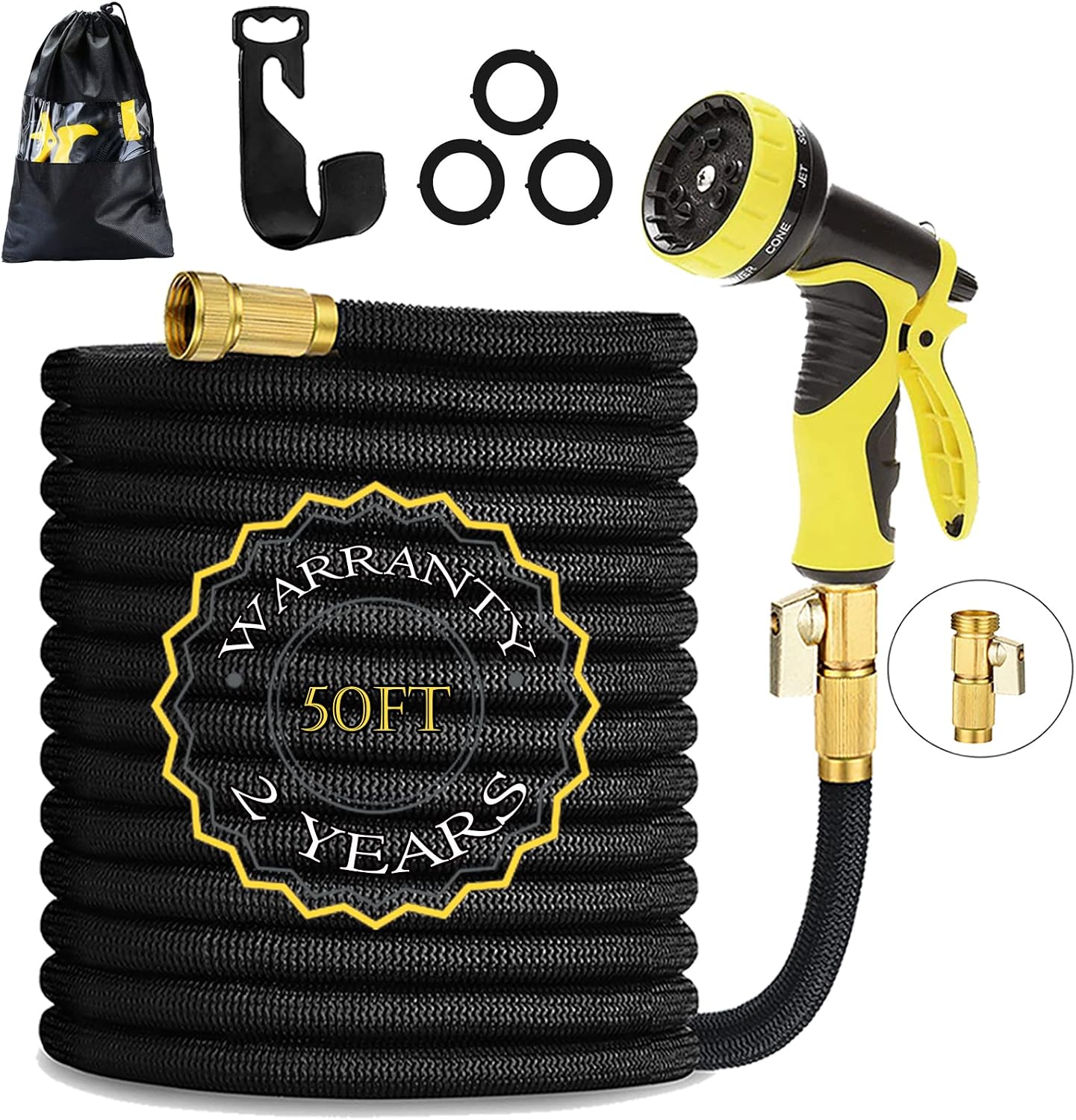 Detalle de HmiL-U Garden Hose 50ft 15m double latex