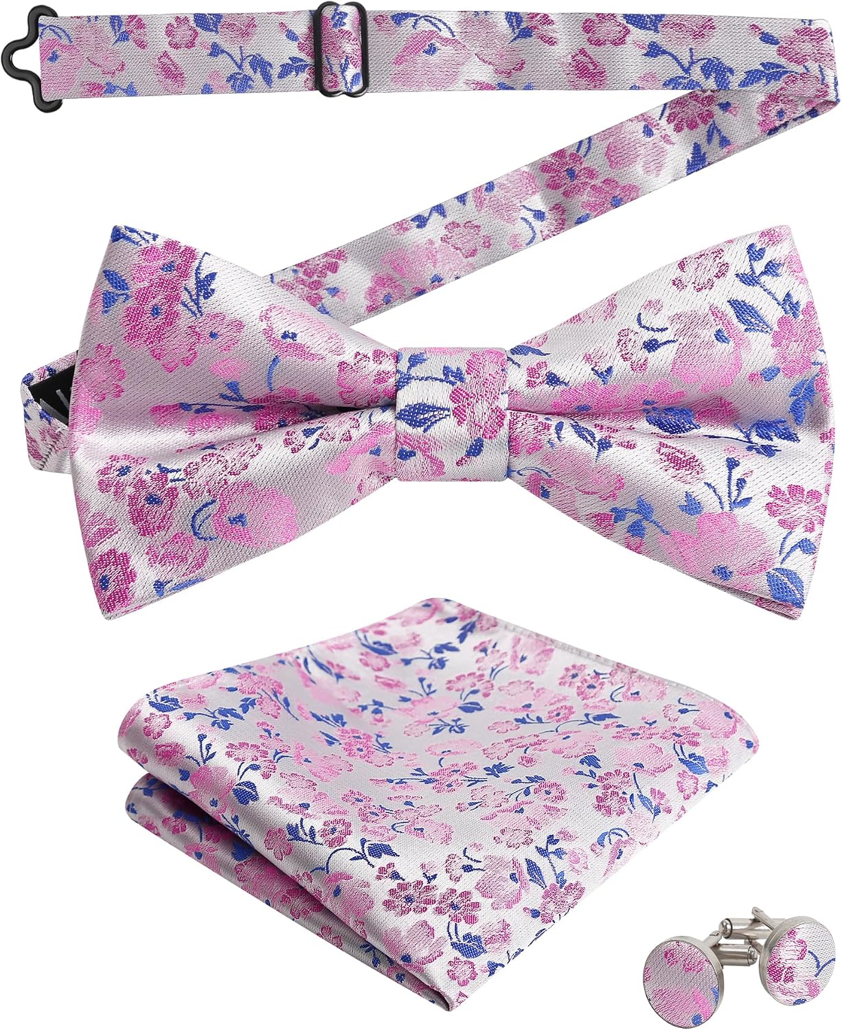 Thumbnail 6 de Alizeal Floral Mens Set Bow Tie