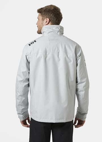 Thumbnail 7 de Helly Hansen Crew 2, chaqueta de capa intermedia para hombre, gris niebla