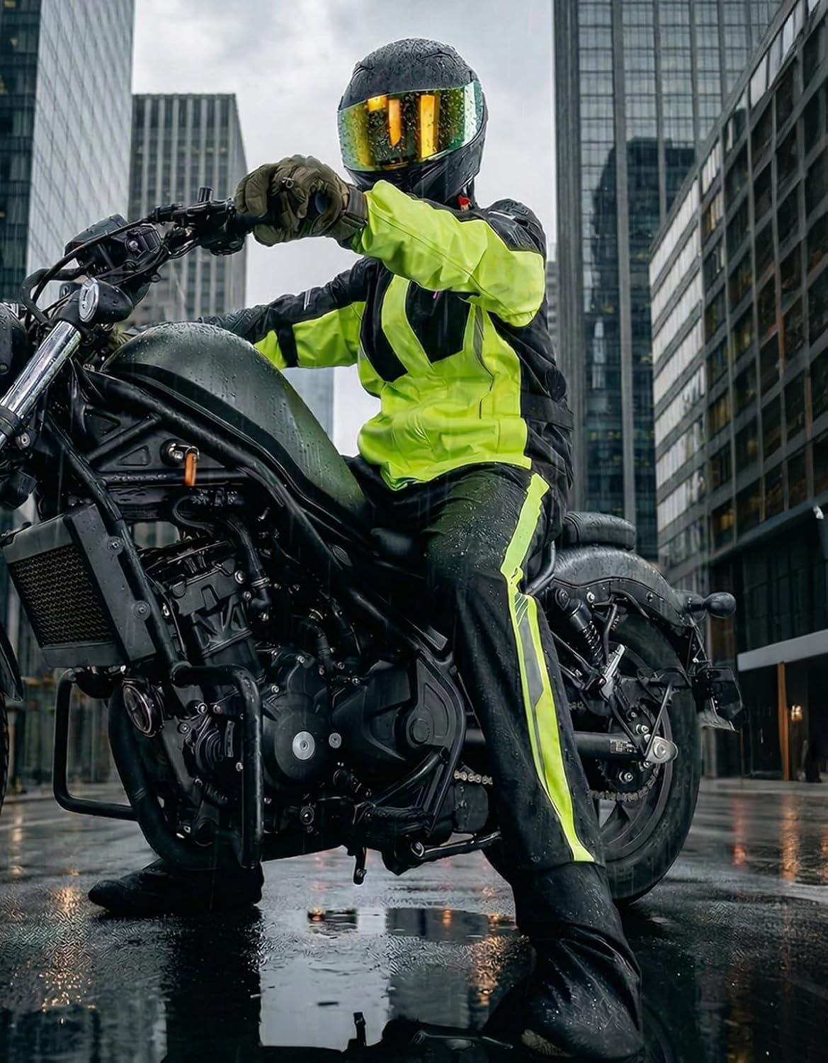 Thumbnail 6 de KEMIMOTO Combinaison de Pluie Moto Homme — 20000 mm H₂O, respirante, réfléchissante et légère