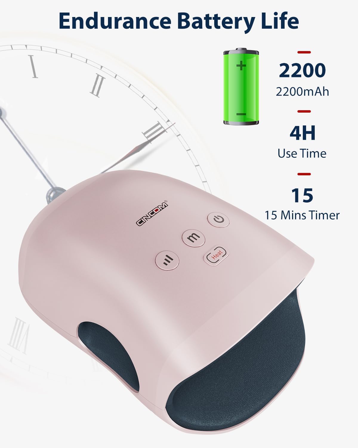 Thumbnail 4 de CINCOM Cordless Hand Massager with Heat, Compression, and Adjustable Settings