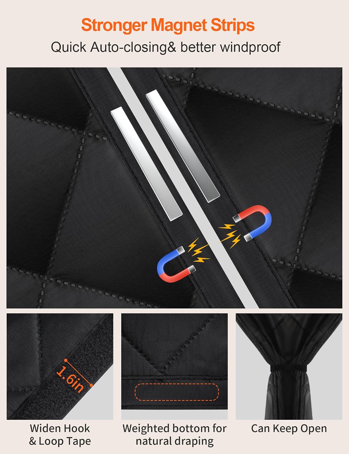 Thumbnail 4 de URBZUE Magnetic Thermal Door Curtain