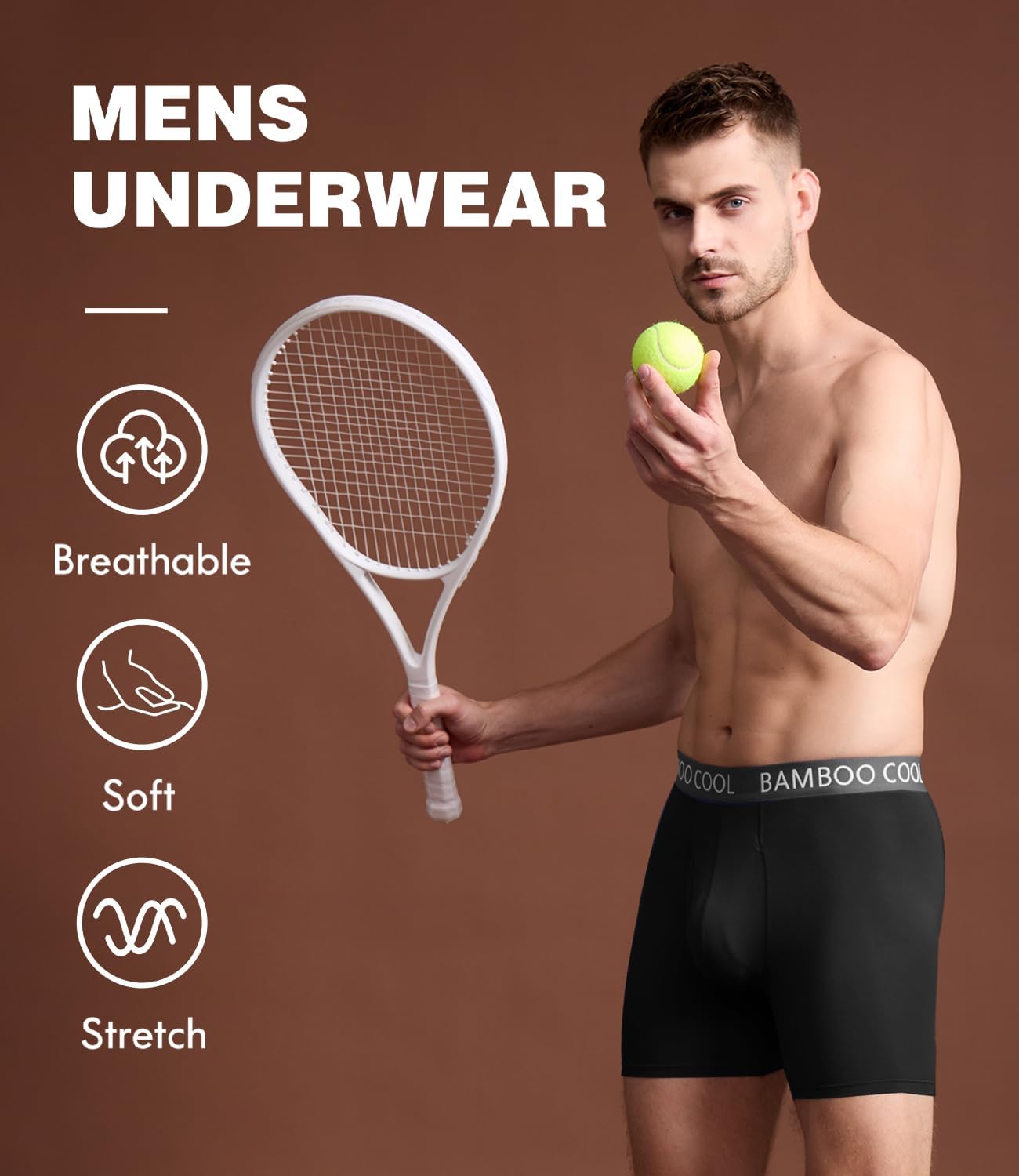 Detalle 2 de BAMBOO COOL Bamboo Boxer Briefs