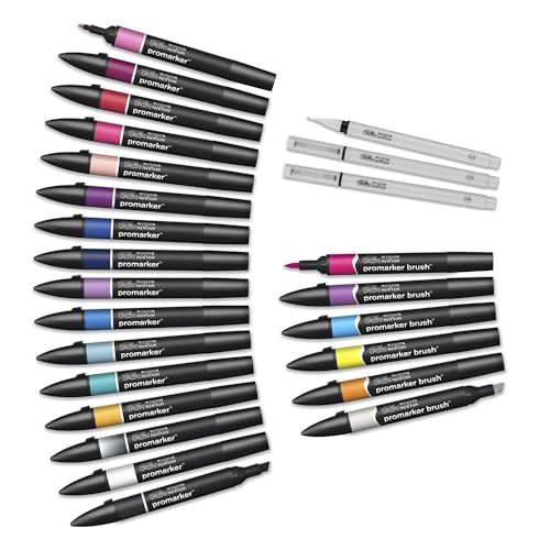 Thumbnail 5 de Winsor & Newton Promarker & Fineliner — Set caligrafía 26 ✏