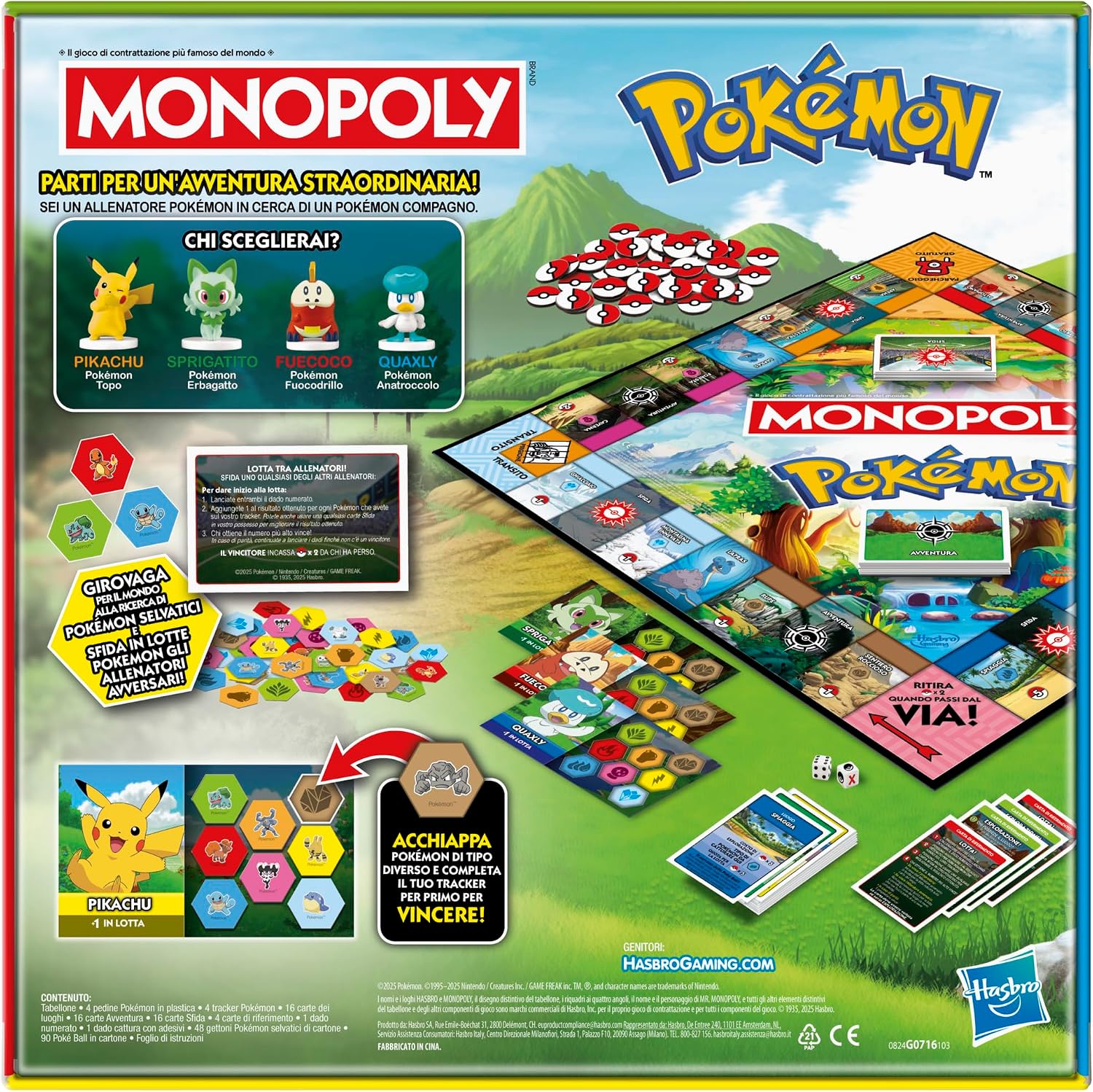 Thumbnail 5 de Monopoly Pokémon Edition gioco da tavolo