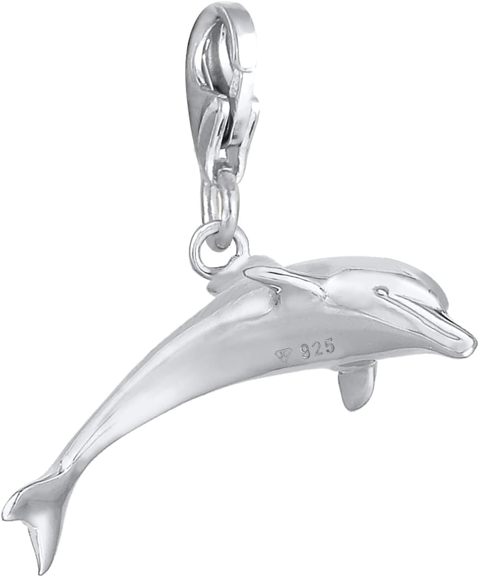 Thumbnail 2 de Nenalina Delfin Karabiner Charm-Anhänger aus 925 Sterling Silber (713012-000) für Bettelarmbänder