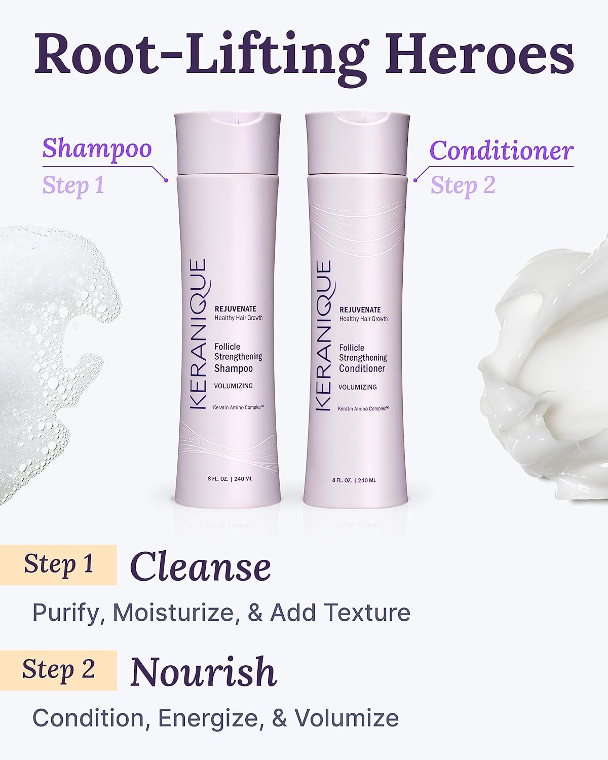 Thumbnail 5 de Keranique Volumizing Shampoo 8 Fl Oz