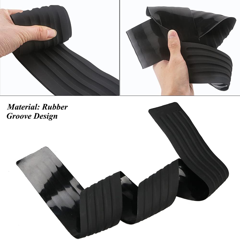 Thumbnail 2 de Car Rear Bumper Protector SUV Rubber Guard (Universal, 90cm) with 3m glue
