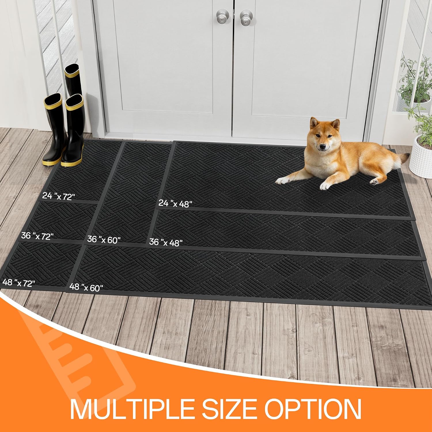 Thumbnail 2 de HOMEK 5x3 Indoor Outdoor Doormat