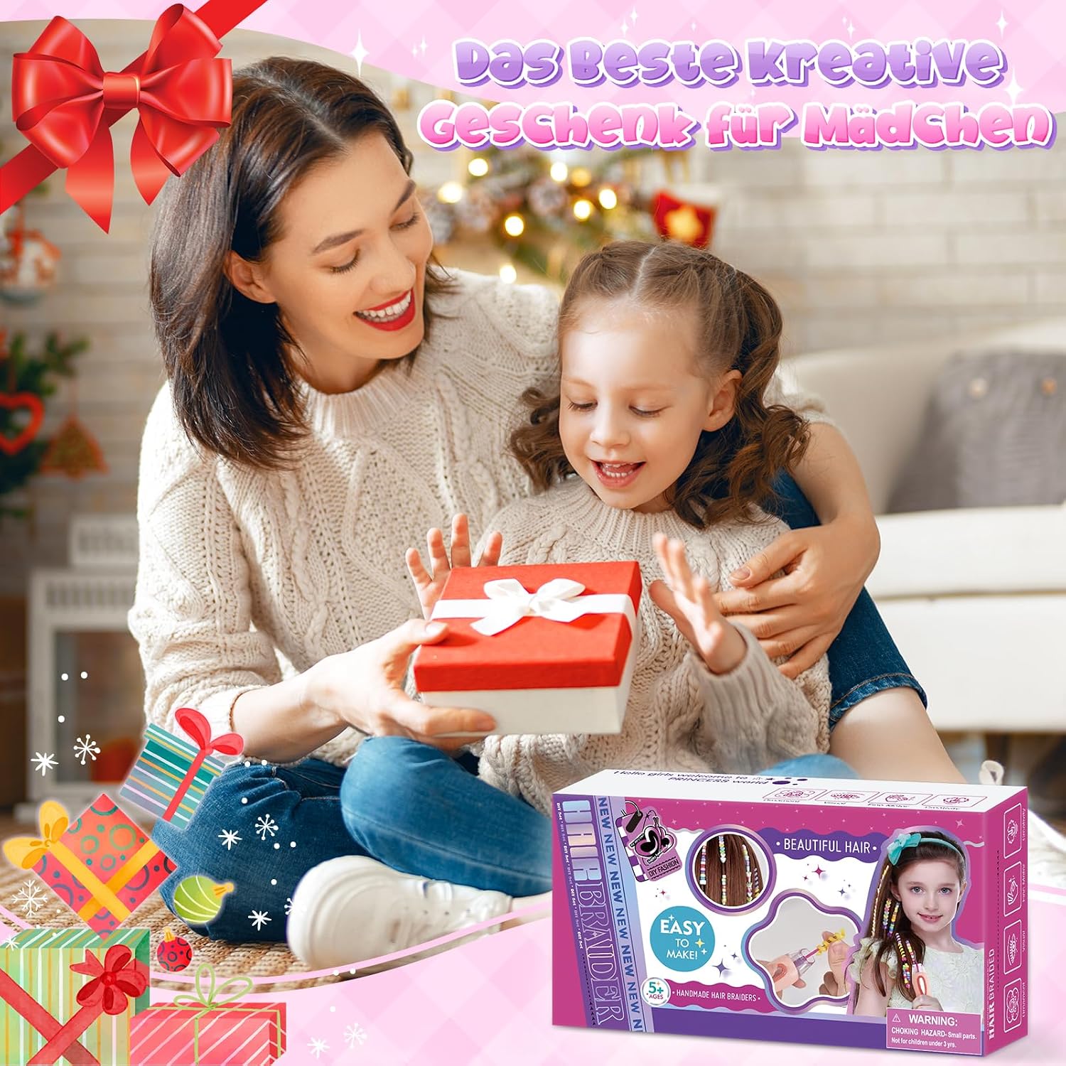 Thumbnail 5 de Flnlano Geschenk Mädchen Haarschmuck Set 5–12 Jahre