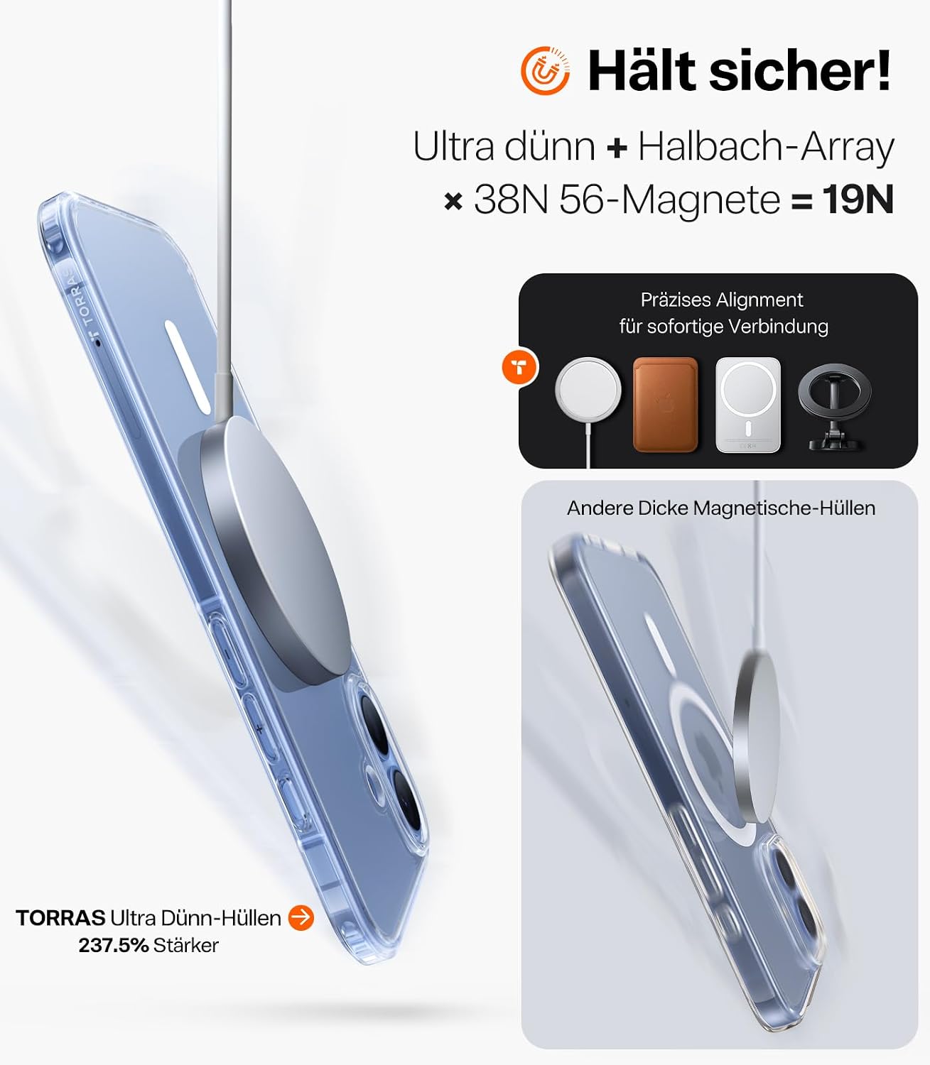 Thumbnail 4 de TORRAS Ultra Dünn Hülle iPhone 17 MagSafe